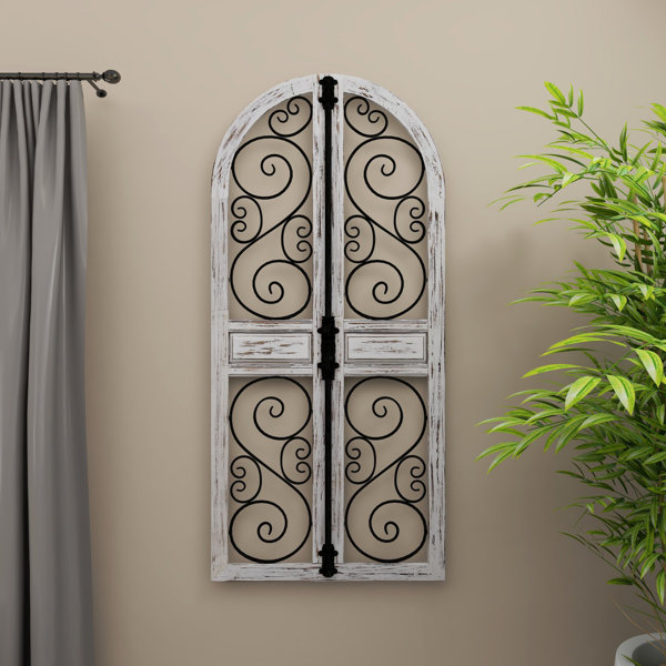 One Allium Way® Restrepo Wood Door Wall Decor & Reviews Wayfair